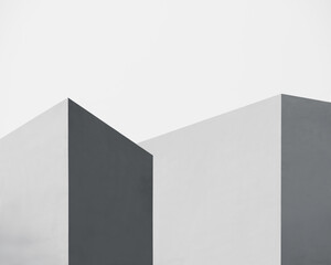 Geometric minimal background Architecture details Modern building 