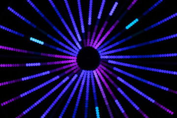 The lights at night are dazzling