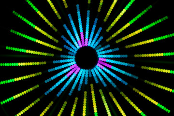 The lights at night are dazzling