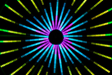 The lights at night are dazzling