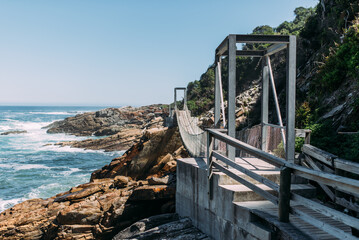 Stormsriver Mouth Bridge im Tsitsikamma Nationalpark an der Garden Route in Südafrika
