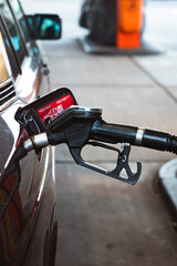 gas pump nozzle. clear without desctription