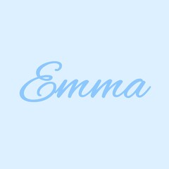 The female name is Emma. Background with the female name Emma. A postcard for Emma. Congratulations for Emma.