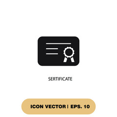 sertificate icons  symbol vector elements for infographic web
