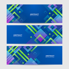 Abstract modern colorful geometric banner background design template. Dynamic textured geometric element. Modern gradient light vector illustration.
