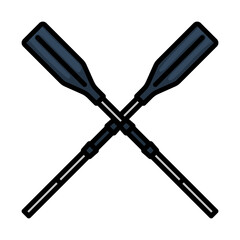 Icon Of Boat Oars