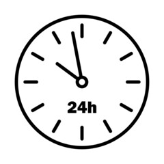 24 Hours Clock Icon