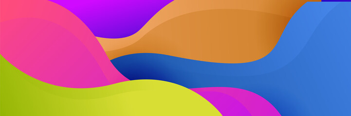 Abstract colorful banner background. Vector abstract graphic design banner pattern background template.
