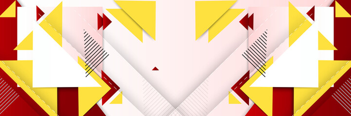 Abstract colorful banner background