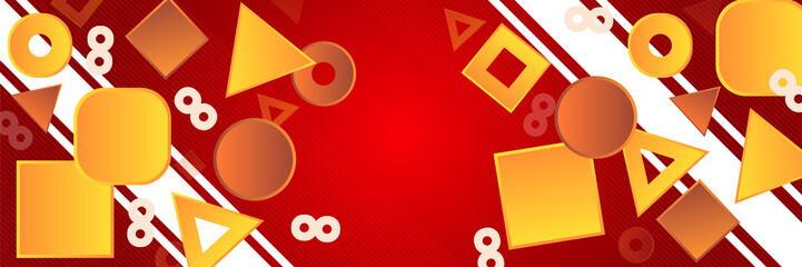 Abstract colorful banner background