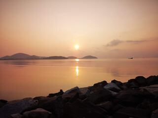 Sunrise at Phuket bay - April 2022