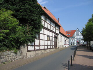 Fototapeta na wymiar Historische Altstadt in Lemgo