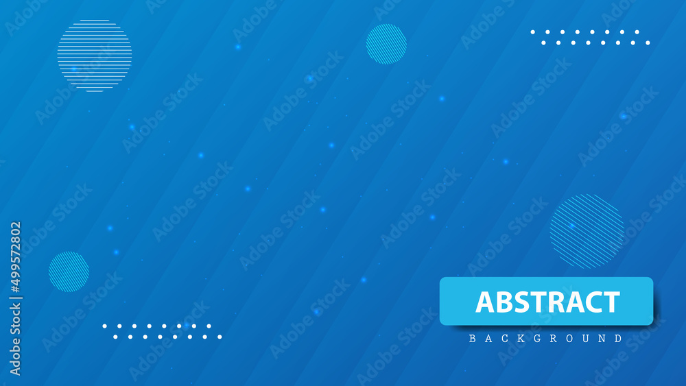 Poster abstract background lines shapes in blue. web banner, poster, advertisement and template vector illu