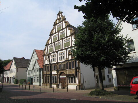 Hexenbürgermeisterhaus im Stil der Weserrenaissance in Lembo
