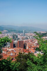 Fototapeta na wymiar cityscape from Bilbao city, Spain, Travel destination