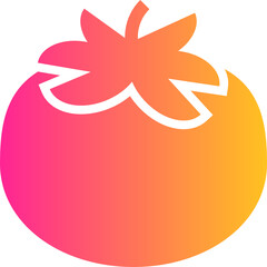 Tomato gradient icon