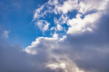 blue sky background with a beautyful clouds