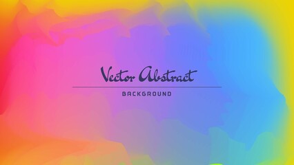 Abstract Multicolor Gradient Mesh Background