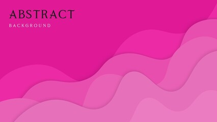Modern Abstract Dynamic Pink Wave Background