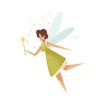 Flat Fairy Illustration