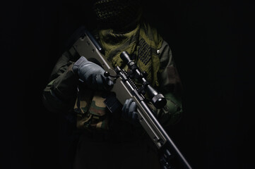 狙撃手と狙撃銃