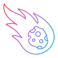 Meteorite Icon Design