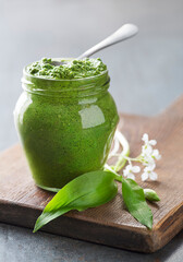 Wild garlic pesto