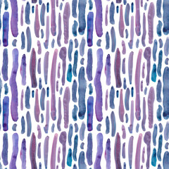 Seamless watercolor abstract pattern. Hand-drawn illustration for fabric, wrapping paper. decoupage, fabrics and etc