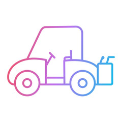 Golf Cart Icon Design