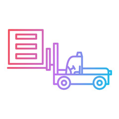 Forklift Icon Design