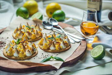 Lime tart, Lemon Tart, Desserts, Reataurant food, Concept food