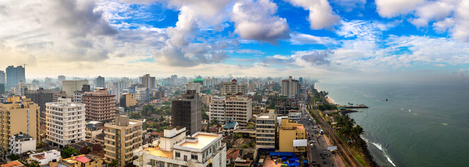 Panoramic view of Colombo