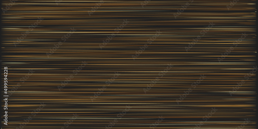 Poster dark brown horizontally striped surface - digitally generated abstract background in editable vector