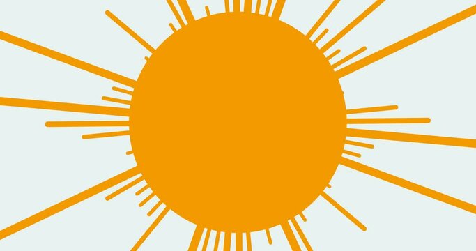 alternately shining sunshine background animation