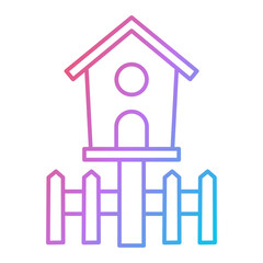Bird house Icon Design