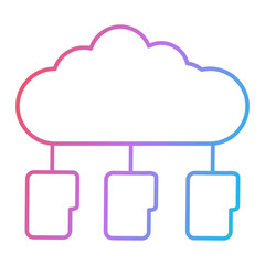 Cloud Computing Icon Design