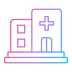 Obraz premium Hospital Icon Design