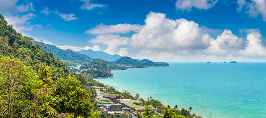 Panorama of Koh Chang island