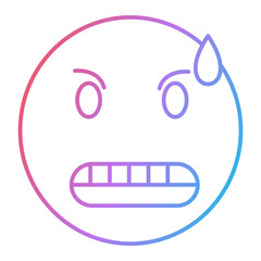 Cold Emoji Icon Design