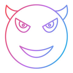 Devil Emoji Icon Design