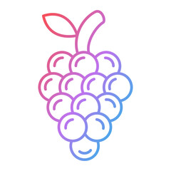 Grapes Icon Design