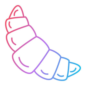 Croissant Icon Design