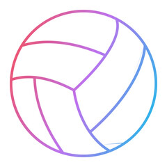 Volley Ball Icon Design