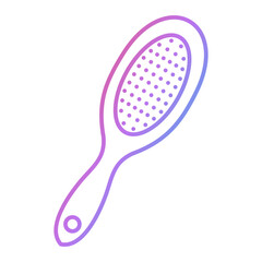 Hair Brush Icon Design