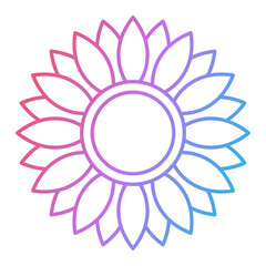Sunflower Icon Design