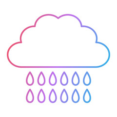 Rain Icon Design