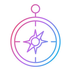 Fototapeta premium Compass Icon Design