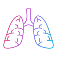 Lungs Icon Design