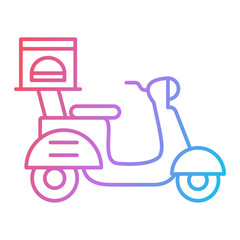 Food Delivery Icon Design