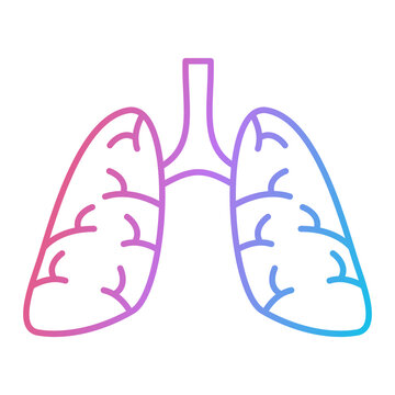 Lungs Icon Design